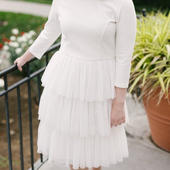 Sail to Sable Dresses & Skirts - Sail to Sable Cocktail bridal dress - SIZE 6